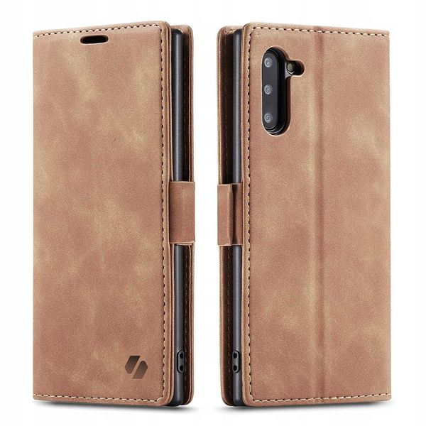 Spacecase Wallet Galaxy Note 10 Light Brown zdjęcie 5