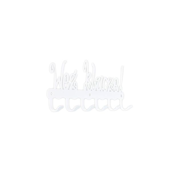 Wieszak ścienny Weź klucze biały zdjęcie 2