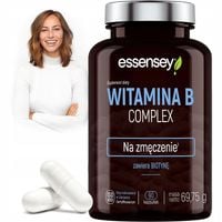 WITAMINA B COMPLEX MAX Zmęczenie Układ Nerwowy UMYSŁ METABOLIZM 90 DNI WEGE