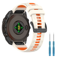 Pasek do Garmin Fenix 5 / 6 / 7 / 8 / E 47mm opaska dwukolorowy na zegarek