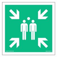 Miejsce Zbiórki Do Ewakuacji 15X15 Płyta 1Mm Foto.