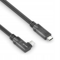 2X PURELINK PI6620-015 PUREINSTALL MICROX4 KABEL USB C-C 90° USB4 20 Gbps 1