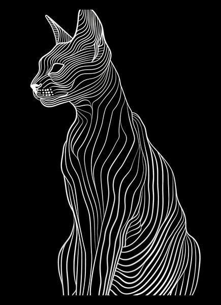 Plakat 21x29,7cm Minimalny Kontur zdjęcie 2
