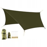 Tarp wodoodporny płachta plandeka biwakowa namiot 360x290cm 210T PU3000 NEO