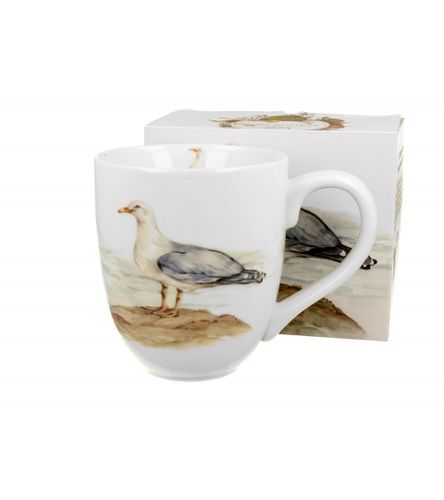 KUBEK DUŻY XXL DUO PTAKI MEWA SREBRZYSTA NA PREZENT 1000 ML na Arena.pl