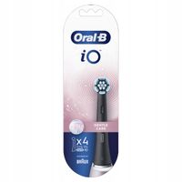 Oral-B iO Gentle Care Black Końcówki do szczoteczek elektrycznych, 4 sztuki