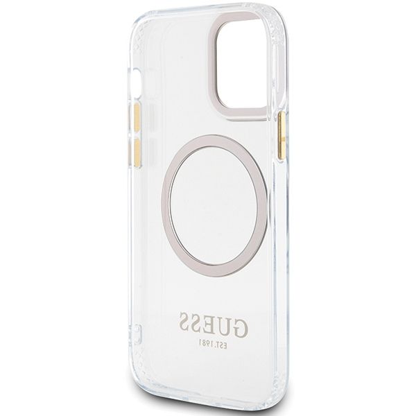 Etui Guess do iPhone 12, iPhone 12 Pro, Złoty, MagSafe zdjęcie 7