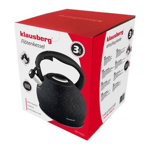 czajnik z gwizdkiem 3l klausberg kb-7266 marble na Arena.pl