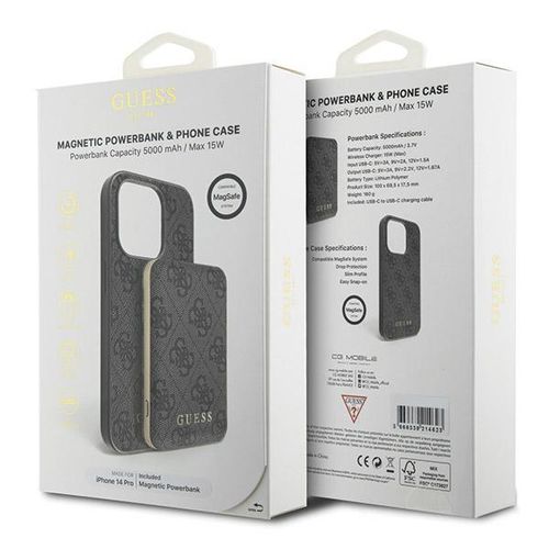 Etui Guess do iPhone 14 Pro, Czarny, MagSafe na Arena.pl