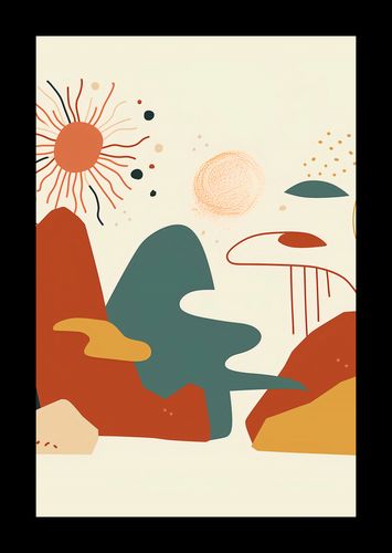 Plakat 20x30cm Kosmos Barw na Arena.pl