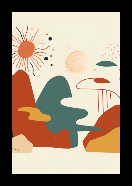 Plakat 20x30cm Kosmos Barw zdjęcie 2