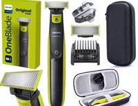 WODOODPORNA GOLARKA TRYMER DO TWARZY CIAŁA ONE BLADE PHILIPS 5 W 1 +ETUI