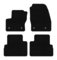 Dywaniki samochodowe welurowe BASIC Ford C-MAX MK2 2015-2019 czarne