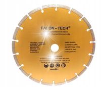 Tarcza diamentowa do betonu granitu Falon-Tech 230/22,2 mm złota gładka