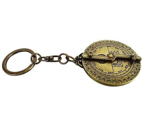 Breloczek mosiężny H80 - astrolabium zdjęcie 5