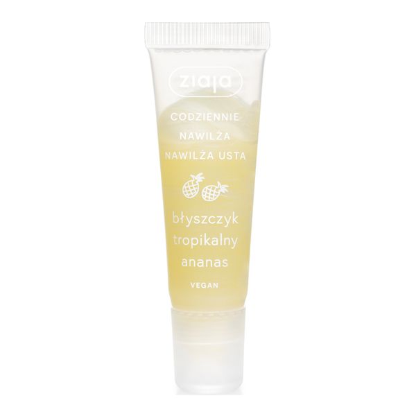 Ziaja Błyszczyk do ust tropikalny ananas, 12ml zdjęcie 1