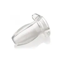 xr brands clear anal plug mały przezroczysty silikonowy model
