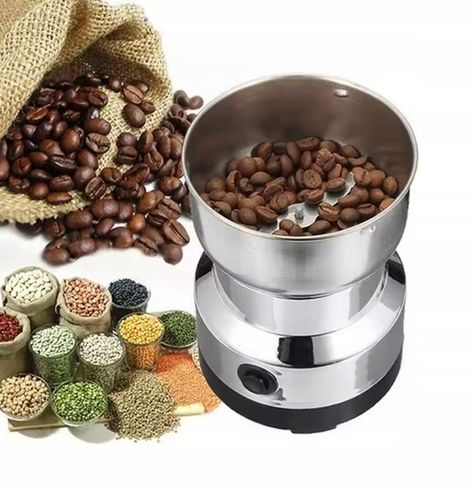 MŁYNEK DO KAWY MOCNY ELEKTRYCZNY DO MIELENIA PRZYPRAWY ORZECHY ZIARNA na Arena.pl