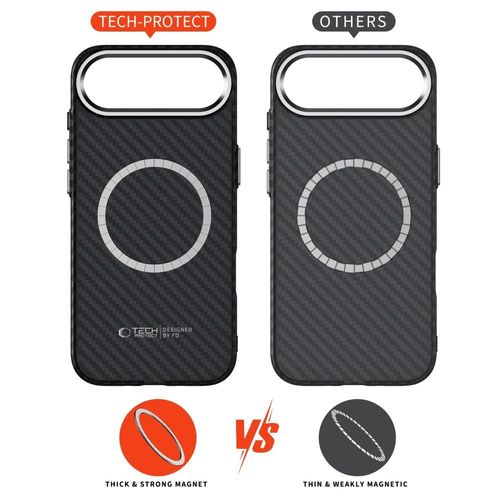 TECH-PROTECT ION CARBON MAGSAFE IPHONE 17 AIR BLACK/SILVER na Arena.pl