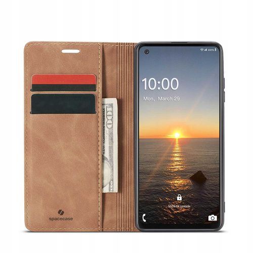 Spacecase Wallet Galaxy A21S Light Brown na Arena.pl
