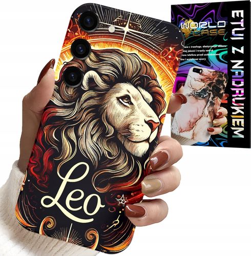 ETUI DO SAMSUNG GALAXY S23 PLUS - LEW, ZNAK ZODIAKU ASTRONOMIA + SZKŁO na Arena.pl