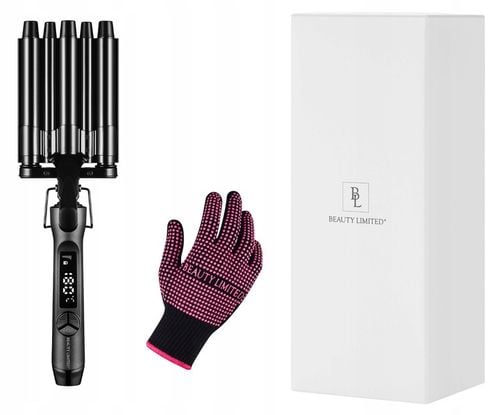 Falownica do włosów CERAMICZNA 5 WAŁKÓW BŁYSKAWICZNE NAGRZEWANIE LCD na Arena.pl