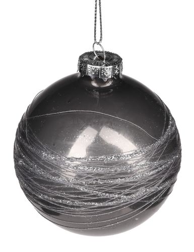 Szara bombka Noel 8cm # na Arena.pl