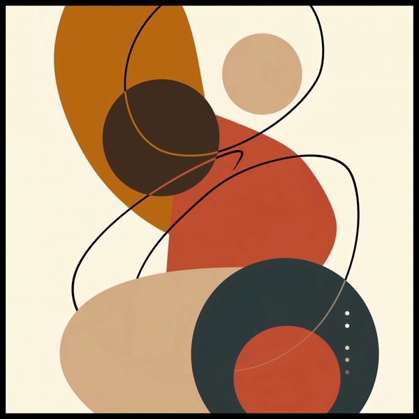 Plakat 70x70cm Geometria Harmonii zdjęcie 2