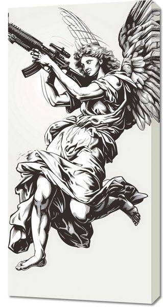 Obraz 50x100cm Anioł Wojny zdjęcie 1