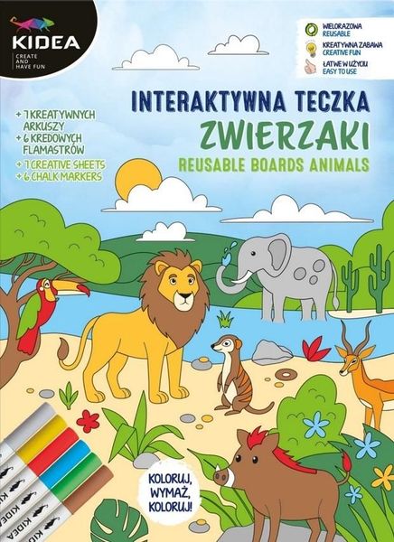 INTERAKTYWNA TECZKA ZWIERZAKI KIDEA zdjęcie 1