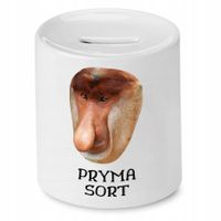 Skarbonka Nosacza Janusza Pryma Sort Z Nadrukiem Ze Zdjęciem