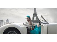 OBRAZ TURKUSOWA DAMA PARYŻU