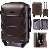 WINGS Mała WALIZKA podróżna TWARDA do SAMOLOTU BAGAŻ podręczny na 4 kółkach