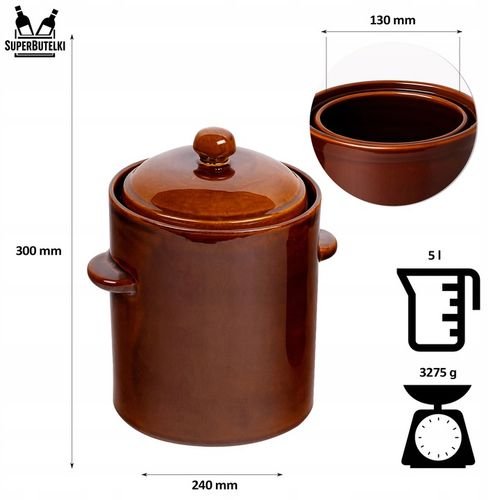 GARNEK KAMIONKOWY BECZKA 5 L DO KISZENIA KAPUSTY OGÓRKÓW KISZONKI KAMIONKA na Arena.pl