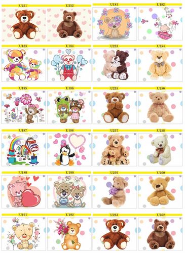 FOTOTAPETA 3d dla dzieci miś misie pluszaki sówki na Arena.pl