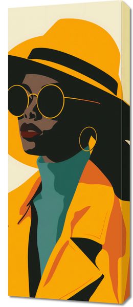 Obraz 40x100cm Żółta Stylowość zdjęcie 1