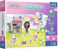 ŁADNE Puzzle Do Układania MAGNETYCZNE Dla Malucha Z Bajki ŚWIAT GABI Obraz