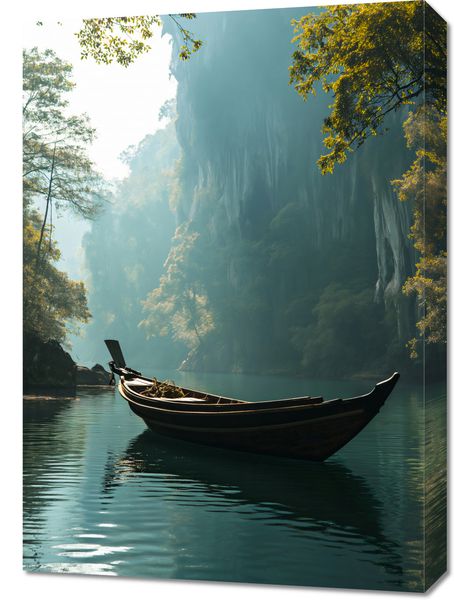 Obraz 50x70cm Samotność na Tafli zdjęcie 1