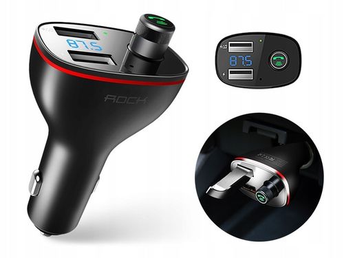 ROCK B300 TRANSMITER FM BLUETOOTH+ŁADOWARKA 2xUSB na Arena.pl
