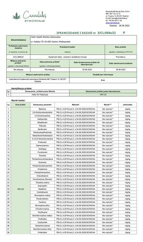 Ekstrakt CBG Hello GO 500 mg na Arena.pl