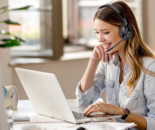 Weatwo Słuchawki Bluetooth z Podwójnym Mikrofonem CVC8.0 do Telefonów i PC na Arena.pl