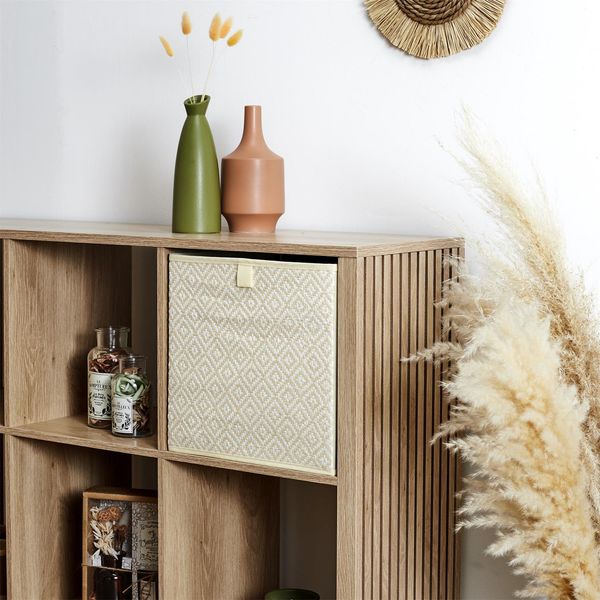 Pudełko do regału 30x30cm Braid beżowe zdjęcie 2