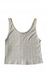 DKNY Damska Szara Bluzka Top