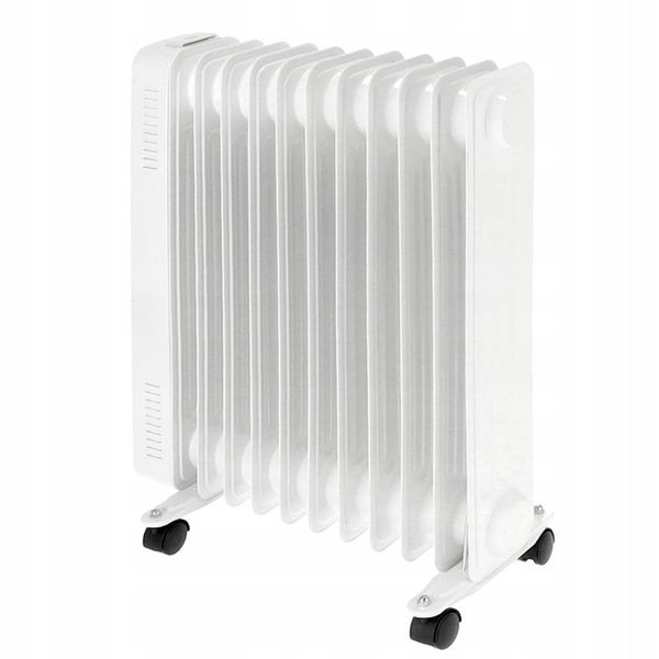 Grzejnik olejowy elektryczny Mission Air OSLO white 2500W biały WIFI TIMER zdjęcie 2