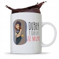 Kubek Prezent Dla Córki Dobra Córka Złe Nawyki Z Nadrukiem Ze Zdjęciem