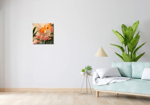 Obraz 40x40cm Pomarańczowy Raj na Arena.pl