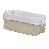 Koszyk Lniany na Chleb - Chlebak z Lnu na Pieczywo