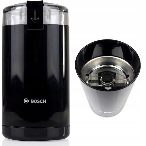 Młynek elektryczny Bosch do kawy TSM6A013B Mocny 180W Ostrza stal na Arena.pl