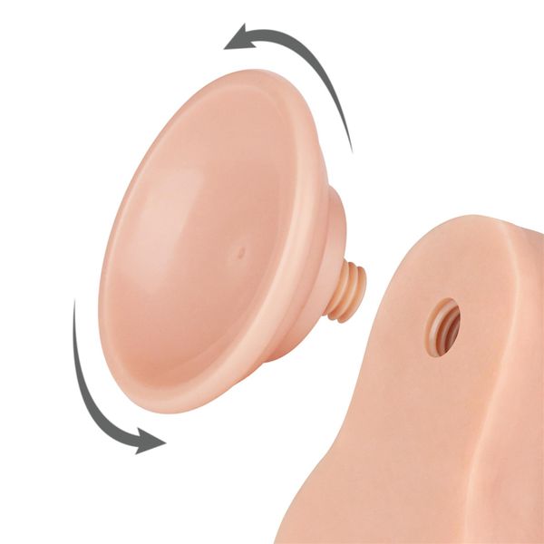 8.5'' Sliding Skin Dual Layer Dong Flesh zdjęcie 7