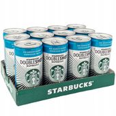 STARBUCKS Doubleshot espresso bez cukru napój kawowy w puszce 12 sztuk